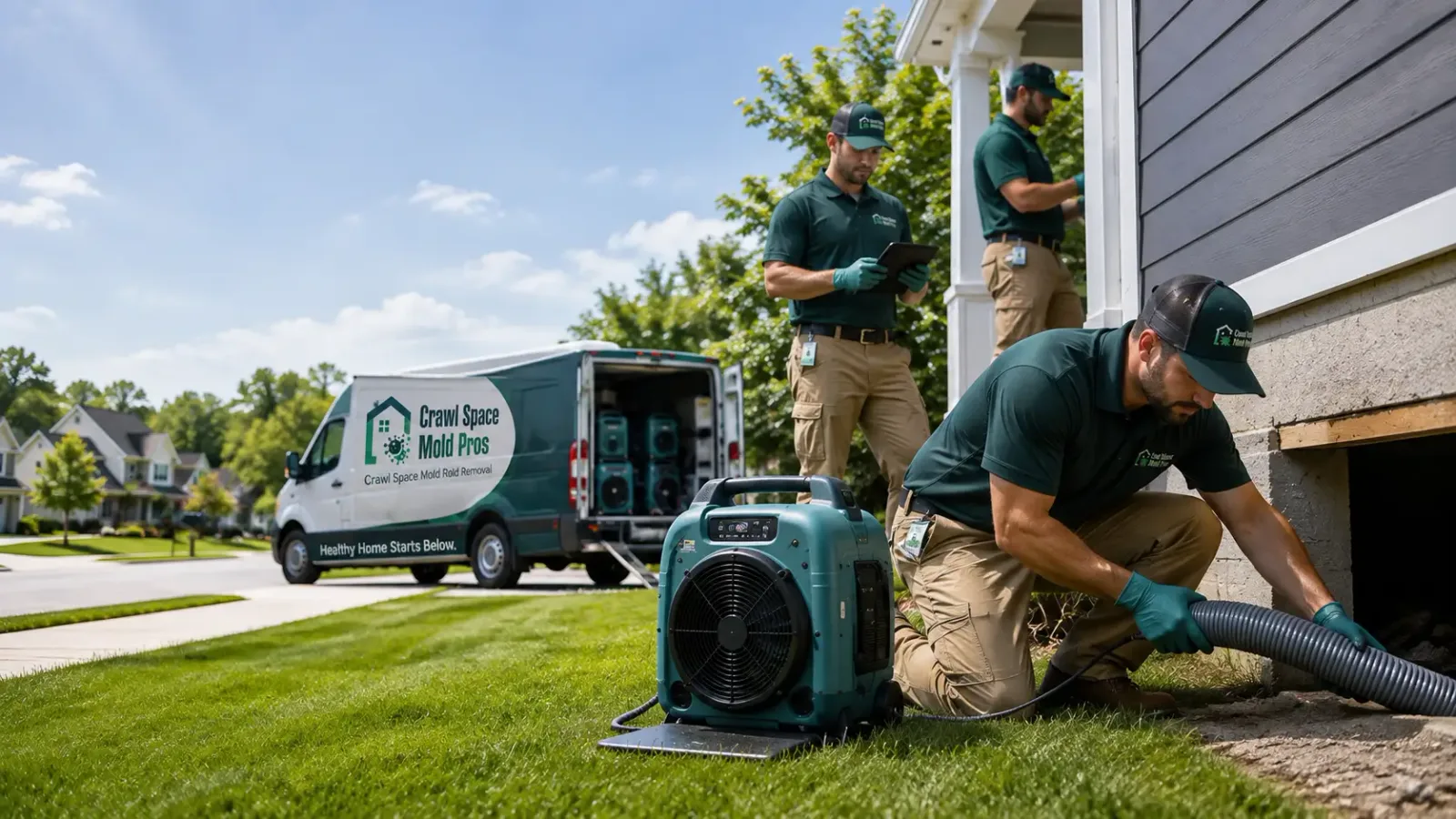 Crawl Space Mold Removal in Chisago City, MN